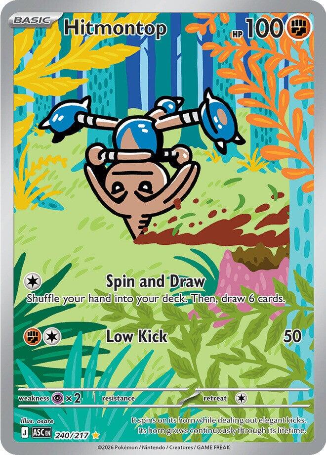 Hitmontop - 240/217 - Illustration Rare - Ascended Heroes - HazzCardShop