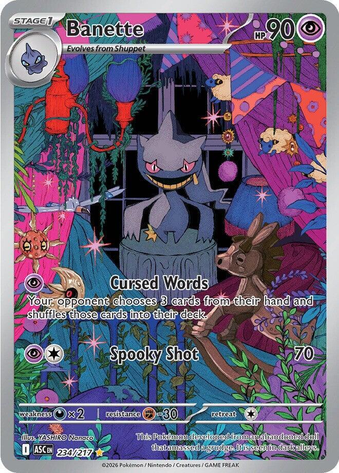 Banette - 234/217 - Illustration Rare - Ascended Heroes - HazzCardShop