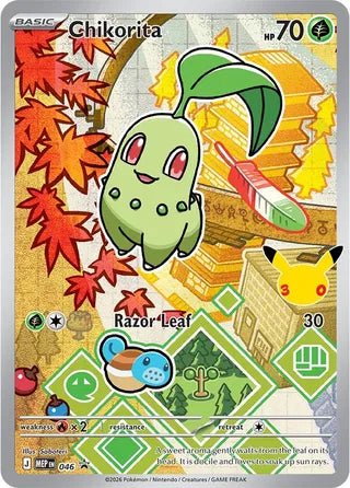 Chikorita 046 – Mega Evolution Black Star Promo