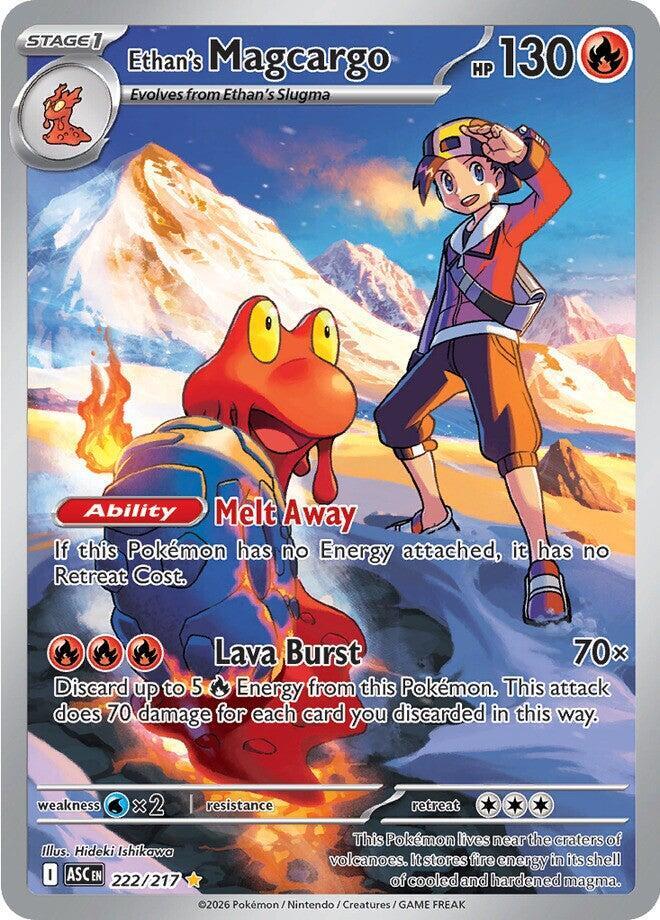 Ethan's Magcargo - 222/217 - Illustration Rare - Ascended Heroes - HazzCardShop