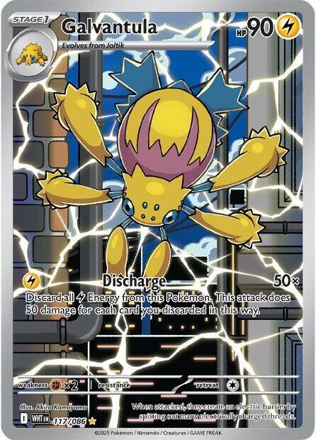 Galvantula 117/086 Illustration Rare – White Flare Pokémon card