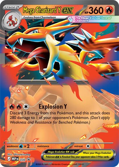 Mega Charizard Y ex - 30 - Promo - HazzCardShop