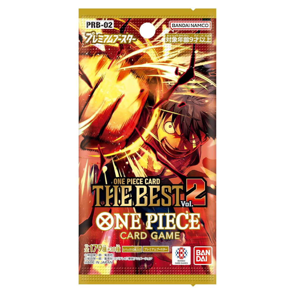 One Piece Card Game PRB-02 The Best Vol.2 Japanese Booster Box - HazzCardShop