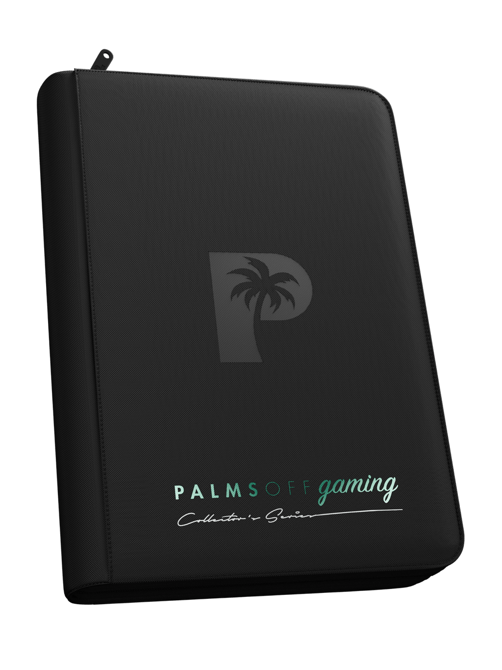 Palms Off Gaming Collector's Series 4 Pocket Zip Binder - Black - HazzCardShop