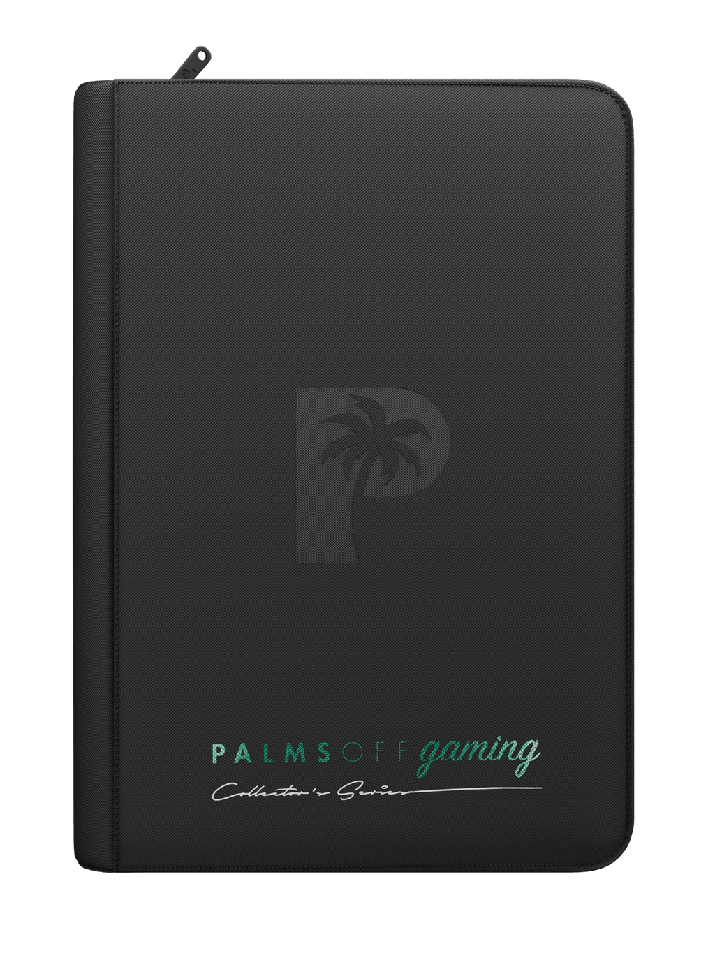 Palms Off Gaming Collector's Series 4 Pocket Zip Binder - Black - HazzCardShop