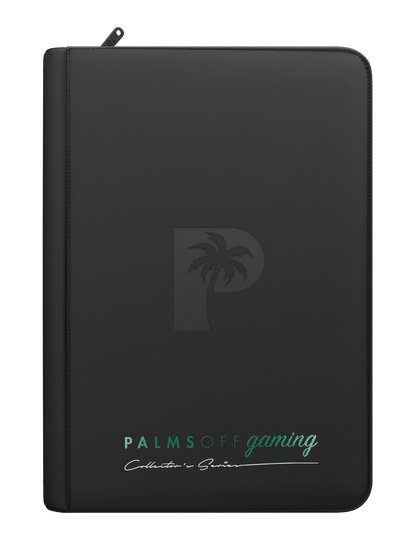 Palms Off Gaming Collector's Series 4 Pocket Zip Binder - Black