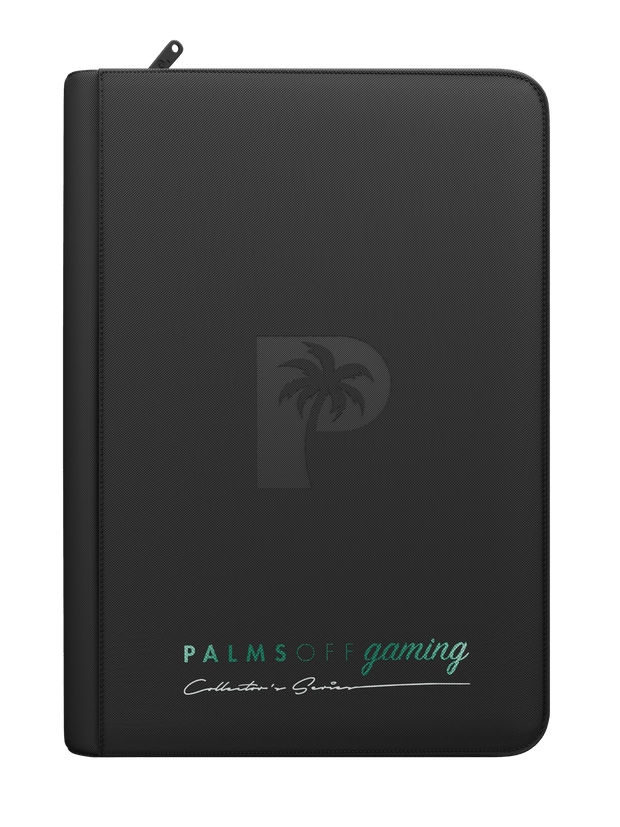 Palms Off Gaming Collector's Series 4 Pocket Zip Binder - Black