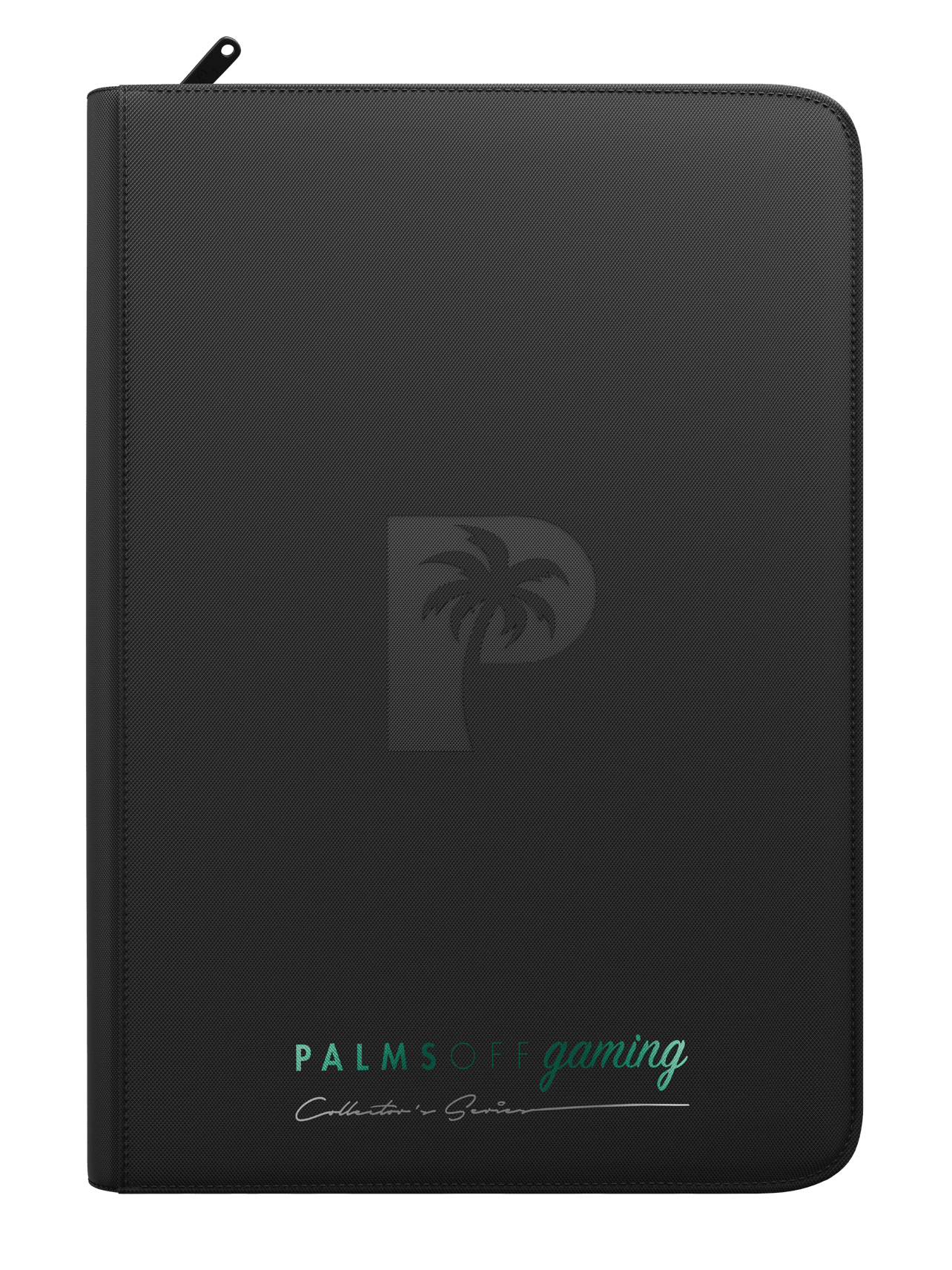 Palms Off Gaming Collector's Series 9 Pocket Top Loader Zip Binder - Black - HazzCardShop