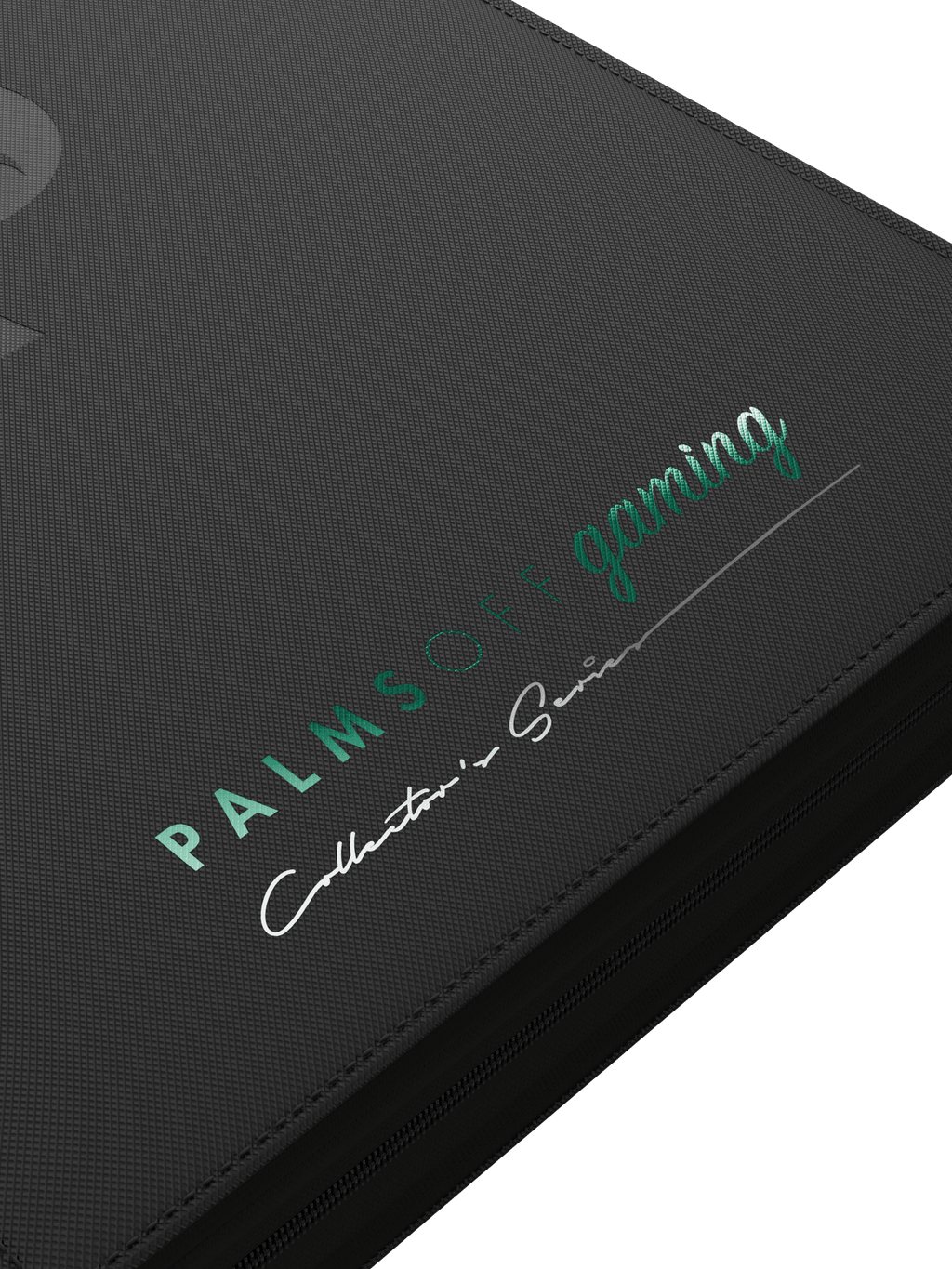 Palms Off Gaming Collector's Series 9 Pocket Top Loader Zip Binder - Black - HazzCardShop