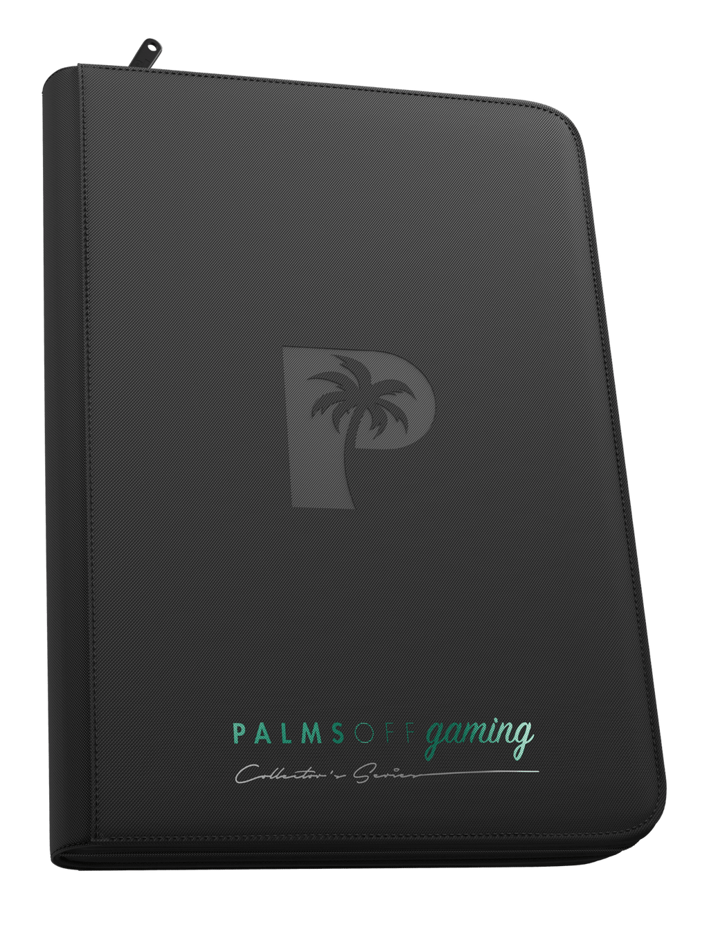 Palms Off Gaming Collector's Series 9 Pocket Top Loader Zip Binder - Black - HazzCardShop