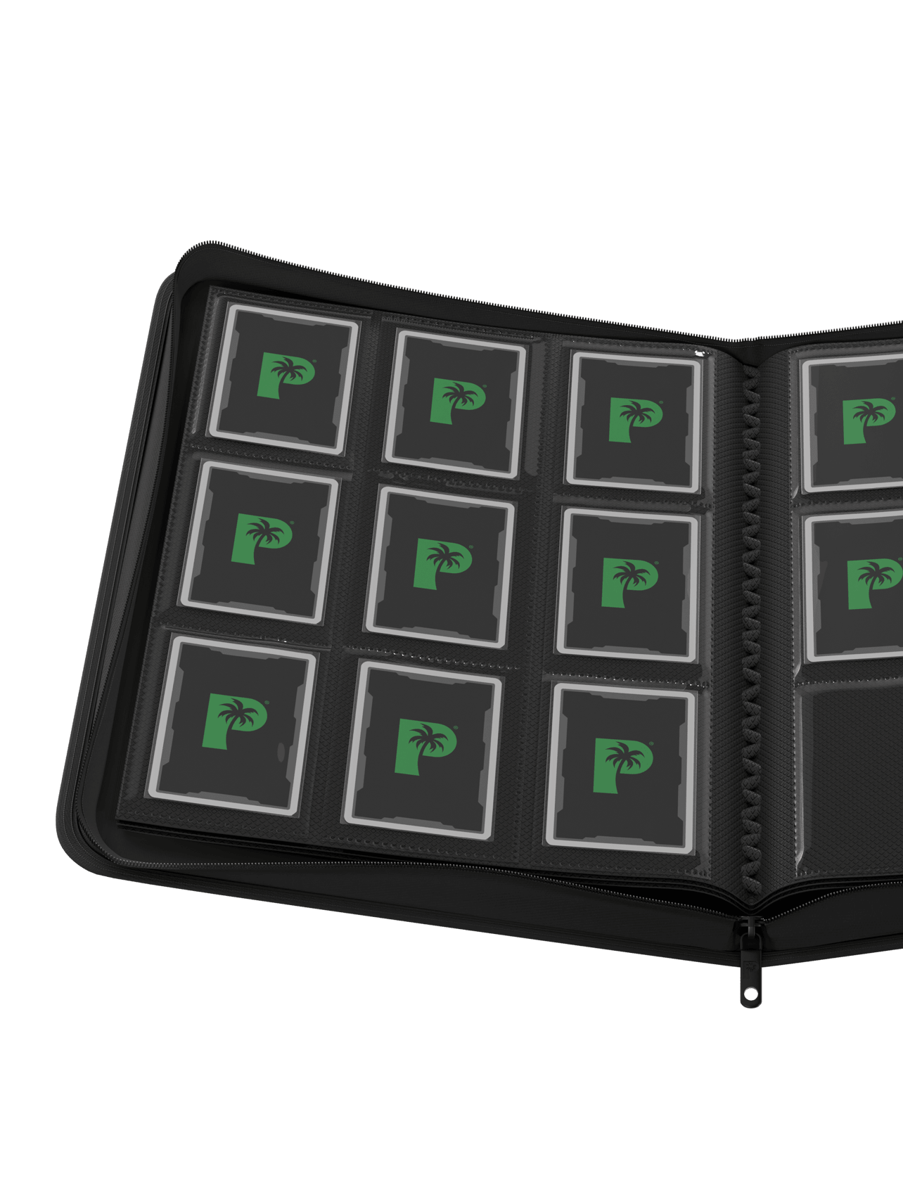 Palms Off Gaming Collector's Series 9 Pocket Zip Binder - Black - HazzCardShop