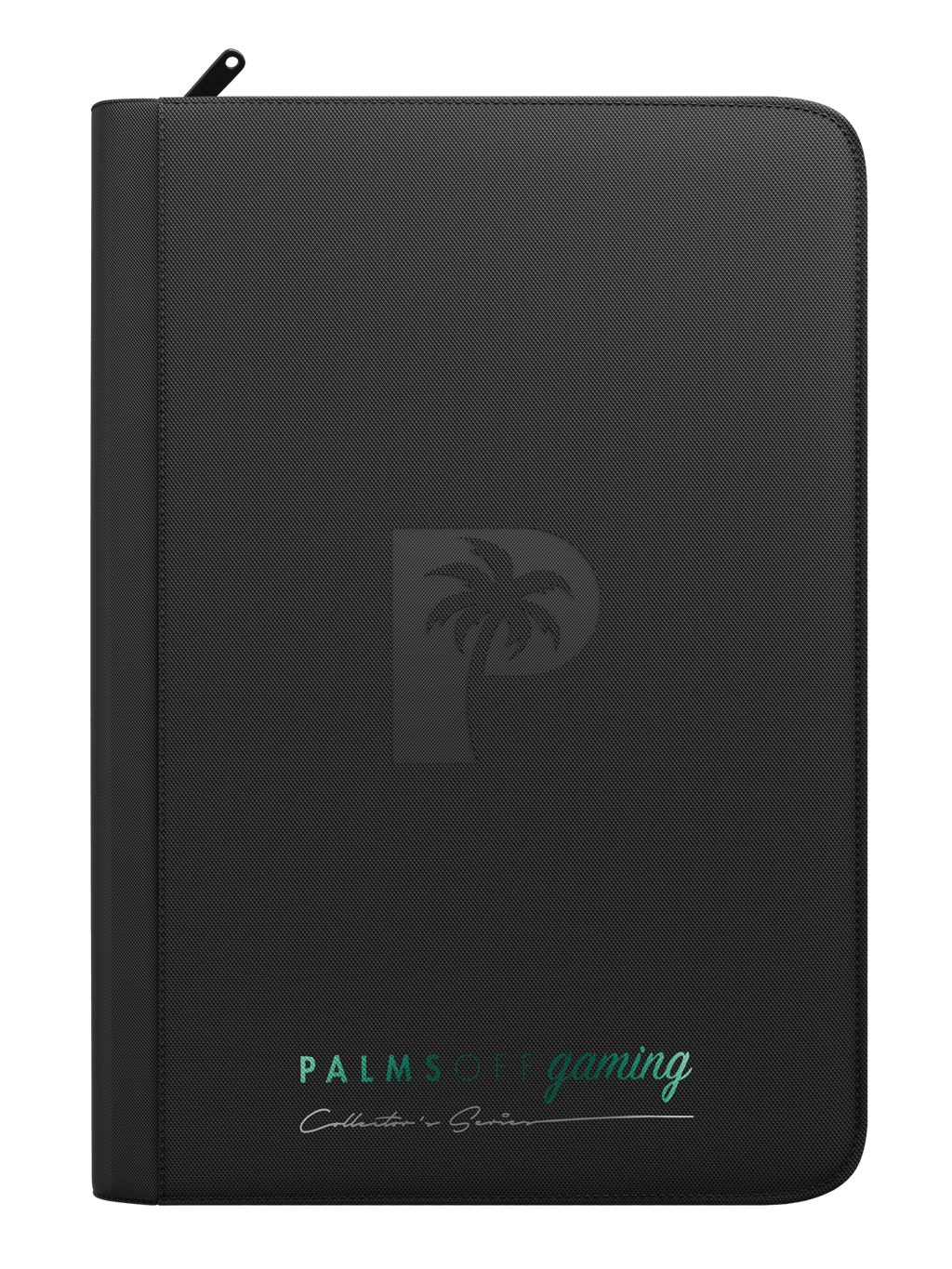 Palms Off Gaming Collector's Series 9 Pocket Zip Binder - Black - HazzCardShop