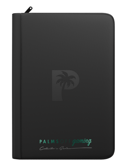 Palms Off Gaming Collector's Series 9 Pocket Zip Binder - Black