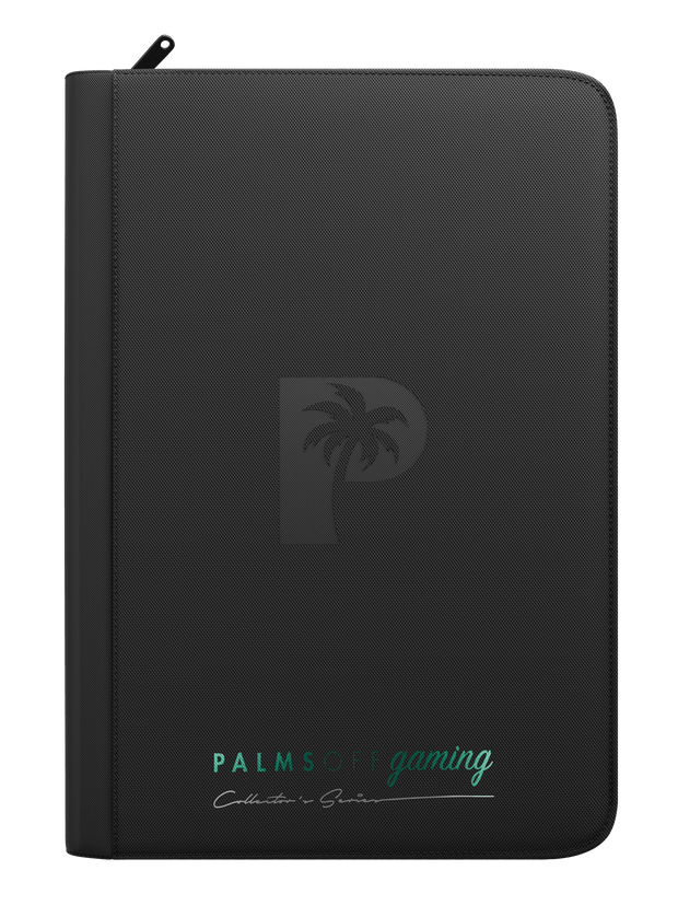 Palms Off Gaming Collector's Series 9 Pocket Zip Binder - Black