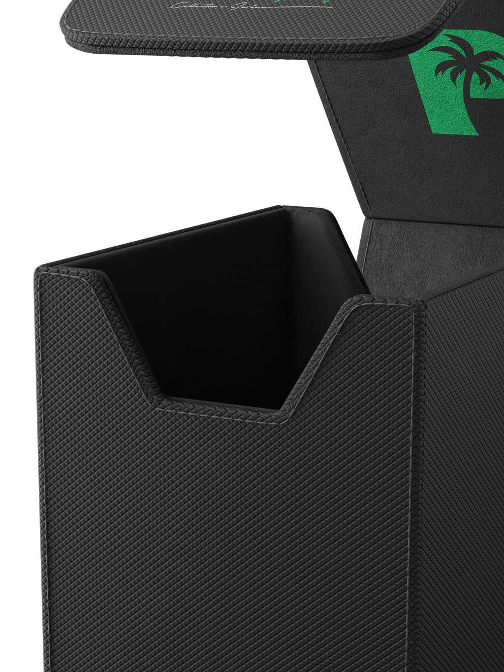 Palms Off Gaming Collector's Series Small Graded Card Storage Case - Black - HazzCardShop