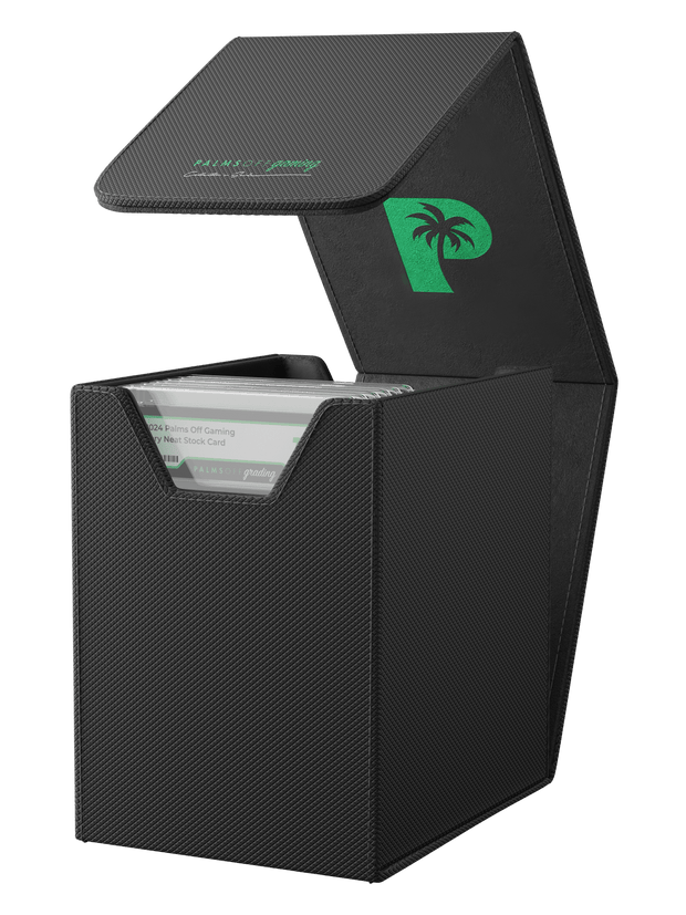 Palms Off Gaming Collector's Series Small Graded Card Storage Case - Black