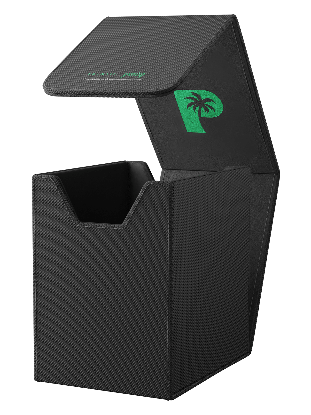 Palms Off Gaming Collector's Series Small Graded Card Storage Case - Black - HazzCardShop