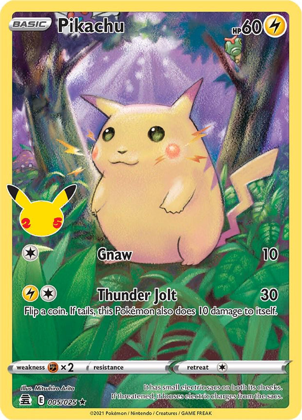 Pikachu 005/147 - Celebrations Rare