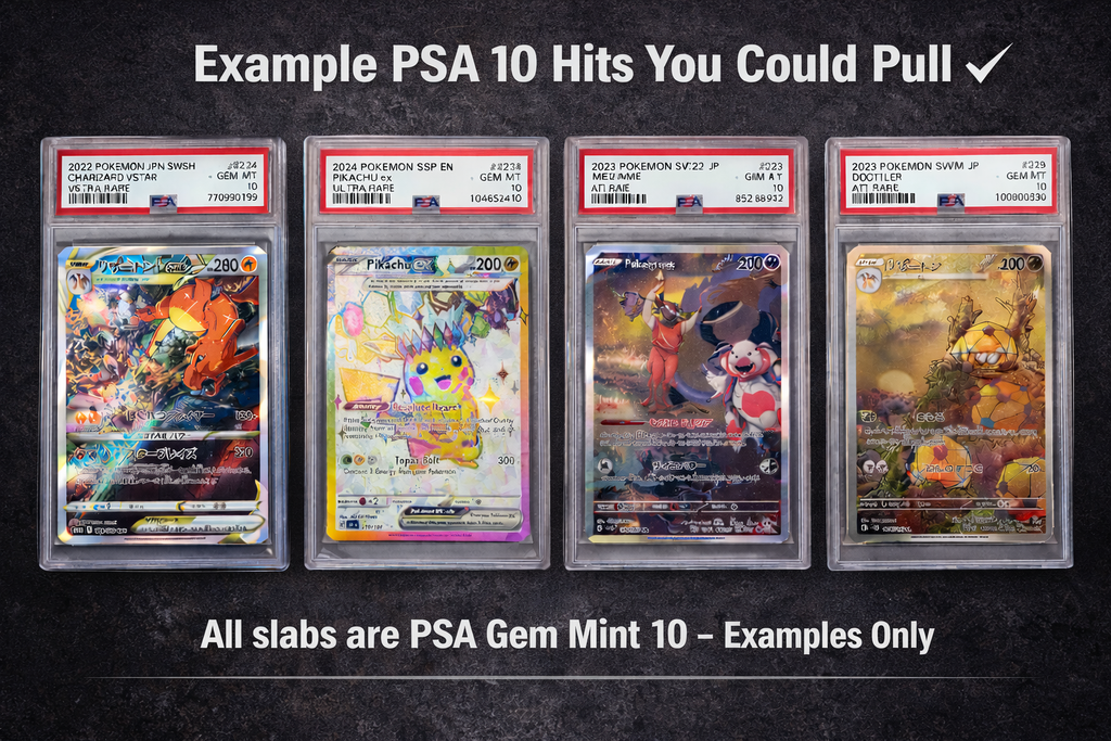 Pokémon TCG – Mystery Graded Slab (Guaranteed Authentic) - HazzCardShop