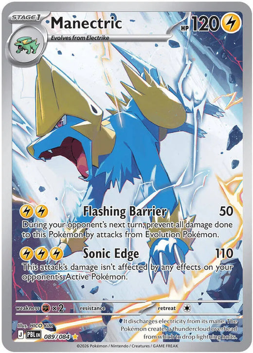 Manectric 089/084 – Illustration Rare – Pitch Black