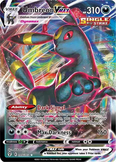 Umbreon VMAX 095/203 Ultra Rare Evolving Skies - PSA 9 Pokémon Card
