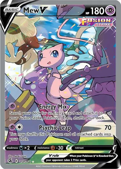 Mew V - 251/264 - Art Rare - Fusion Strike
