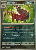 Scolipede 056/086 Master Ball Reverse Holo – Black Bolt Pokémon card