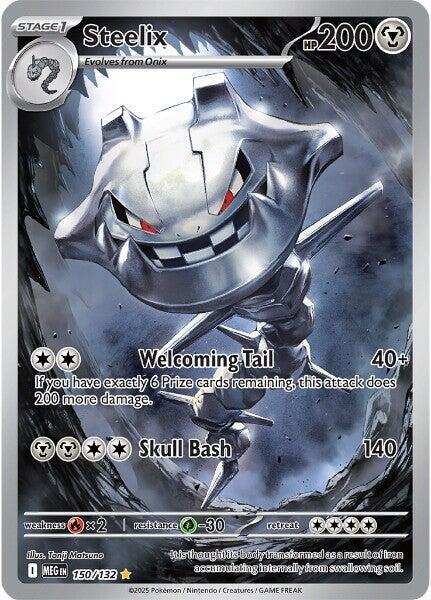 Steelix - 150/132 - Illustration Rare - Mega Evolution - HazzCardShop