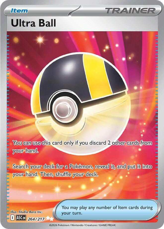 Ultra Ball - 264/217 - Ultra Rare - Ascended Heroes - HazzCardShop
