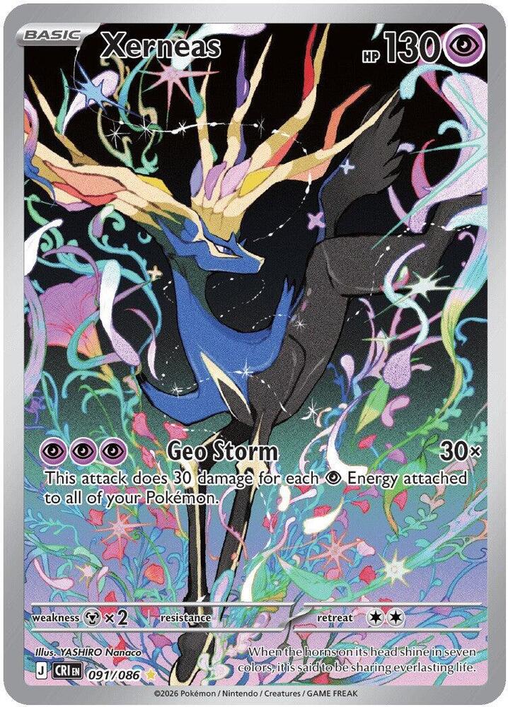 Xerneas - 091/086 - Illustration Rare - Chaos Rising - HazzCardShop